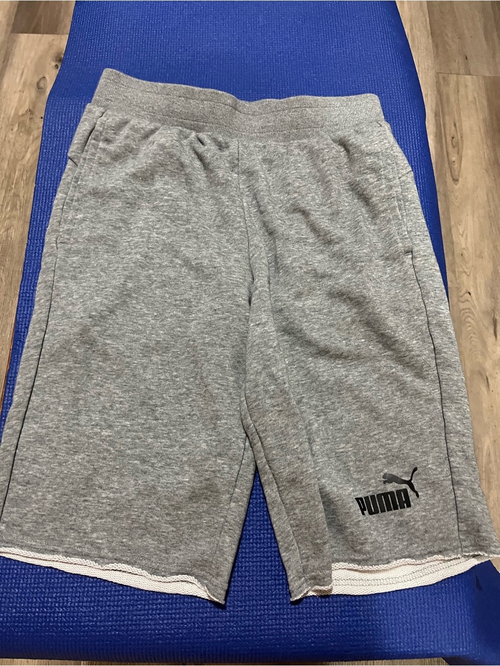 Puma Men’s Gray Lightweight Athletic Shorts